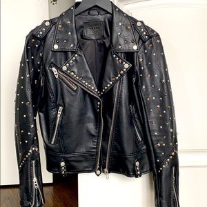 Black motorcycle jacket BlankNYC size M